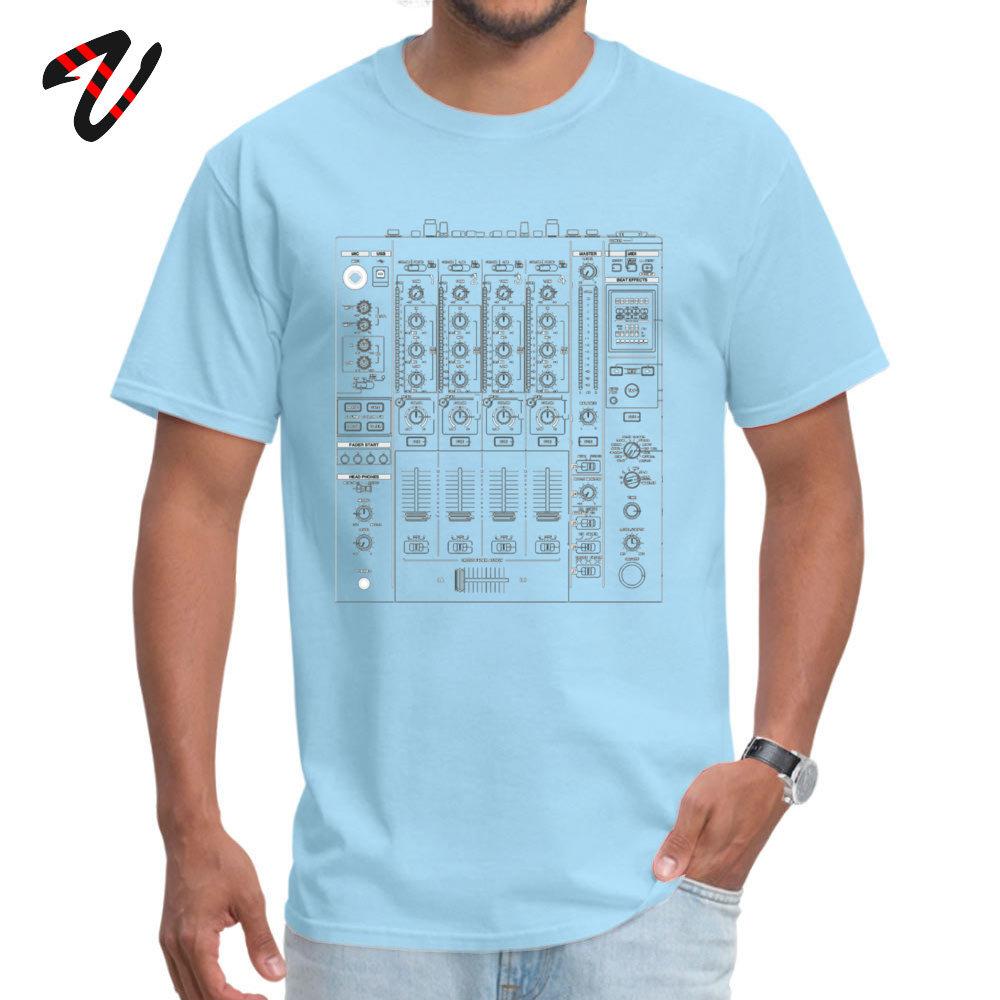 Reines Rasta Männer Programmierer Ärmel DJ Mixer T-Shirt Fitness Enge Oberteile T-Shirts Neues Design bequemes Rundhals-Oberteil T-Shirts