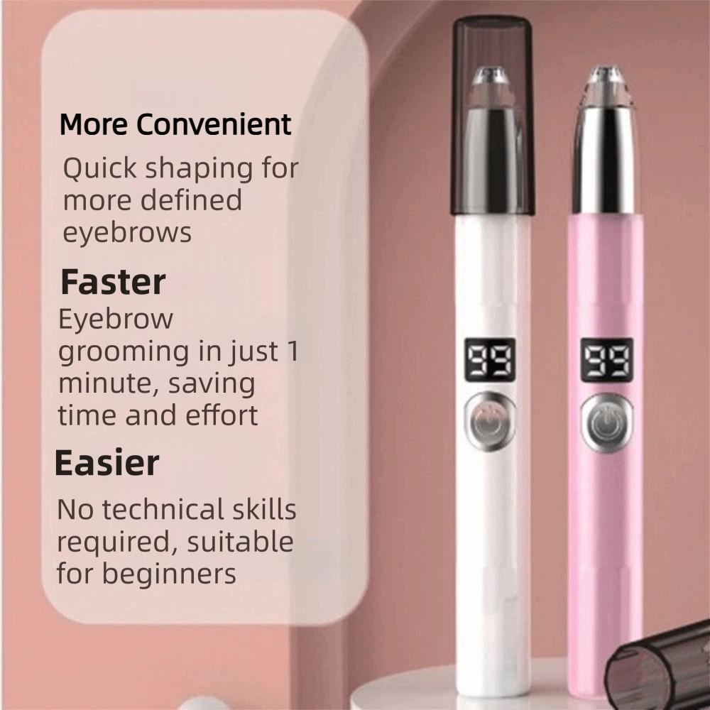 Digital Display Eyebrow Hair Remover Rechargeable Facial Hair Trimmer Eyebrow Trimming