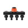 Four-Way Outdoor Garden Water Splitter Valve Connector