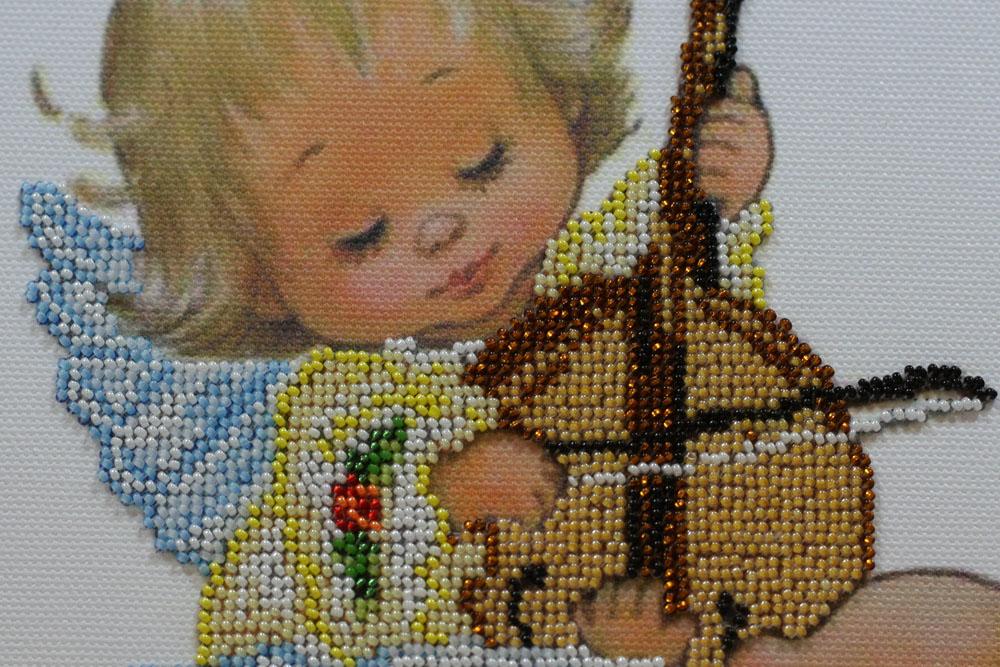 Kit for Embroidery with MICRO Beads On Canvas Abris Art