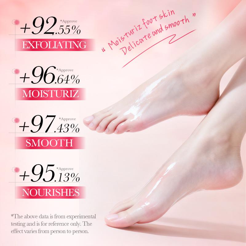 Five Pairs of Rose Foot Facial Mask Moisturizing Foot Exfoliating Facial Mask Foot Hydrotherapy Foot Exfoliating Foot Skin Care