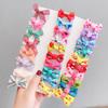 10Pcs Baby Bow Hair Clip Children's Bangs Headdress Girls Cute Little Hair Clip Broken Hair Clip Princess Hair Accessory