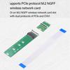 M.2 A+E Key to NVME M Key Converters for SSDs Port Extension for 2230 2240 2260 2280