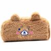 Soft Storage Bag Plush Large Capacity Student Stationery Box Cute Pencil Case