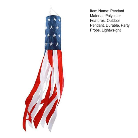 Amerikanische Flagge Windfahne 4. Juli Dekorationen Unabhängigkeitstag Wetterfeste Flagge Patriotische Dekoration für Garten Hof