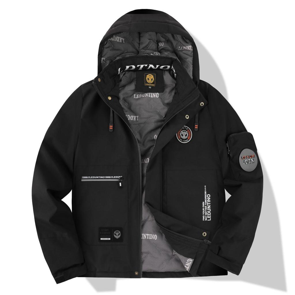 New Winter Style Men's Large Size Hooded Thickened Cotton Jacket Cotton Jacket Men Casual Fashion Trend Jacket Men