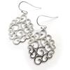 Les Trésors De Lily [M6217] - Silver 'Carmen' Earrings Silver (rhodium Plated) - 40x20 Mm