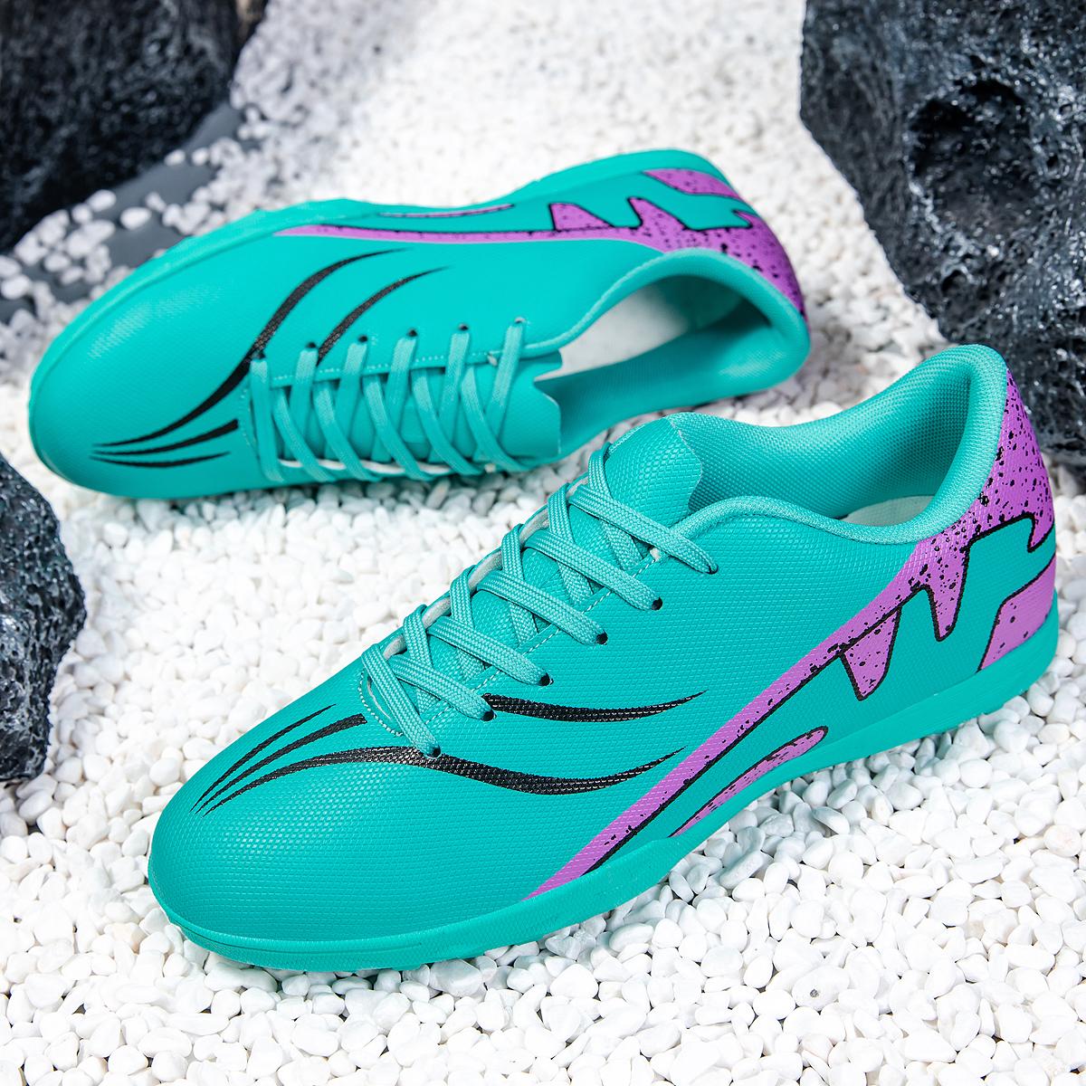 Модные мужские футбольные бутсы TF нескользящие бутсы для игры на траве кроссовки — фото 9