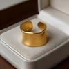 925 Silver Star Rings for Women Men Zircon Open End Couple Ring Wide Retro Daily Wearing Wedding Jewelry Gifts