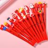 5Pcs Cartoon Quick Drying Straight Liquid Neutral Pen Office Work, Brushing Questions, Signing Writing, Diaries, Notes, Student Classroom Prizes,