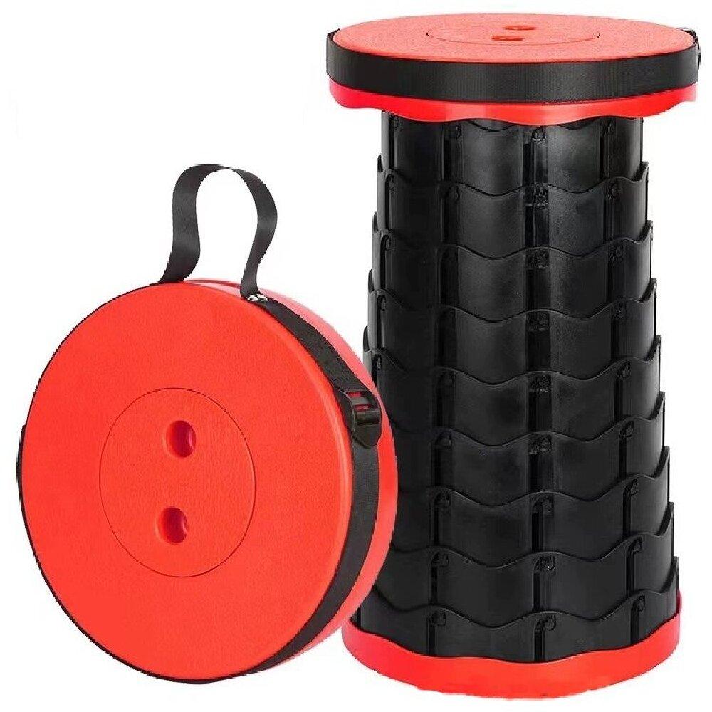 Outdoor Portable Rainbow Fold Expandable Lightweight Plastic Stool Travel Queue Camping Fish Home Saving Space Telescopic Stool