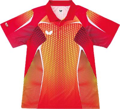 Butterfly Tischtennis Unisex Uniform Capellation Shirt 44970 Rot S (006)