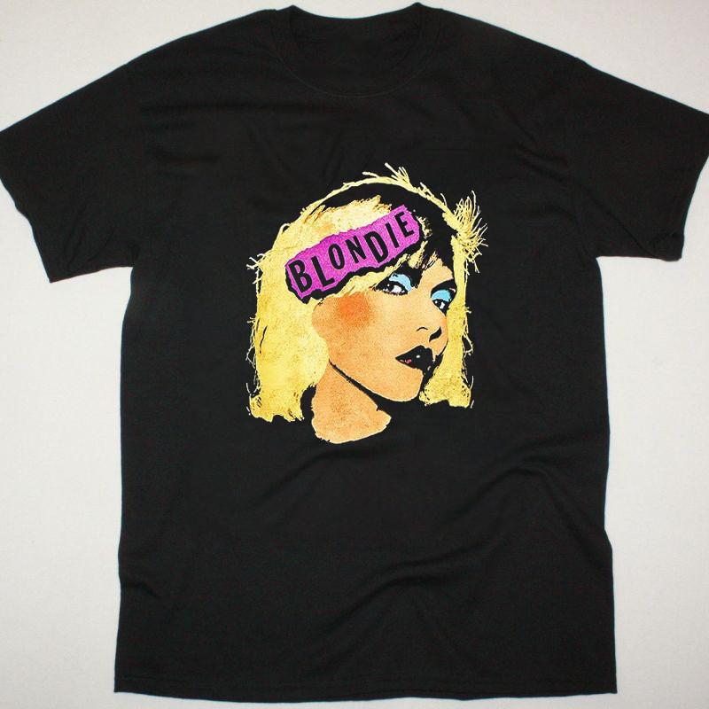 Rare Blondie Band 4(0) Ever Gift For Fans Black S To 5XL Shirt EM053