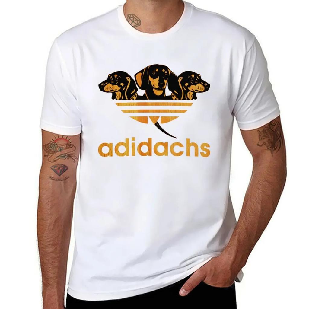 Adidachs Meme T-shirt anpassad designa dina egna toppar söta toppar herr grafiska t-shirts stora och långa