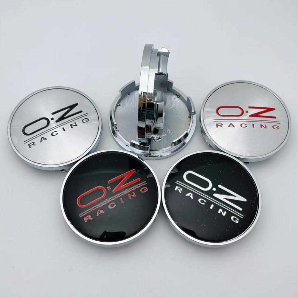 4pcs 65MM Car Wheel Center Caps with OZ O.Z Racing Logo Emblem Car Accessories for Wheels Hub Hubcaps Auto Rim Center Cover