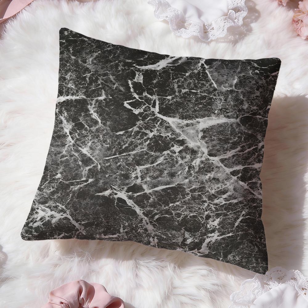 Ink Wash Texture Cushion Cover Premium Comfort Reversible Pillow Cove Two in One Design for Any Room  Car Interior