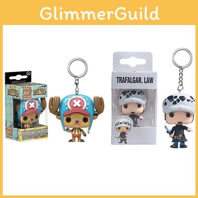 Populär Bästsäljande One Piece Luffy Anime Pvc Nyckelring Leksak Gåva Grossist