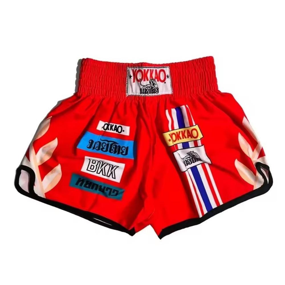 2025 New Thai Boxing Pants, Sanda Wushu Fighting Training Pants MMA Fighting Training Sports Shorts