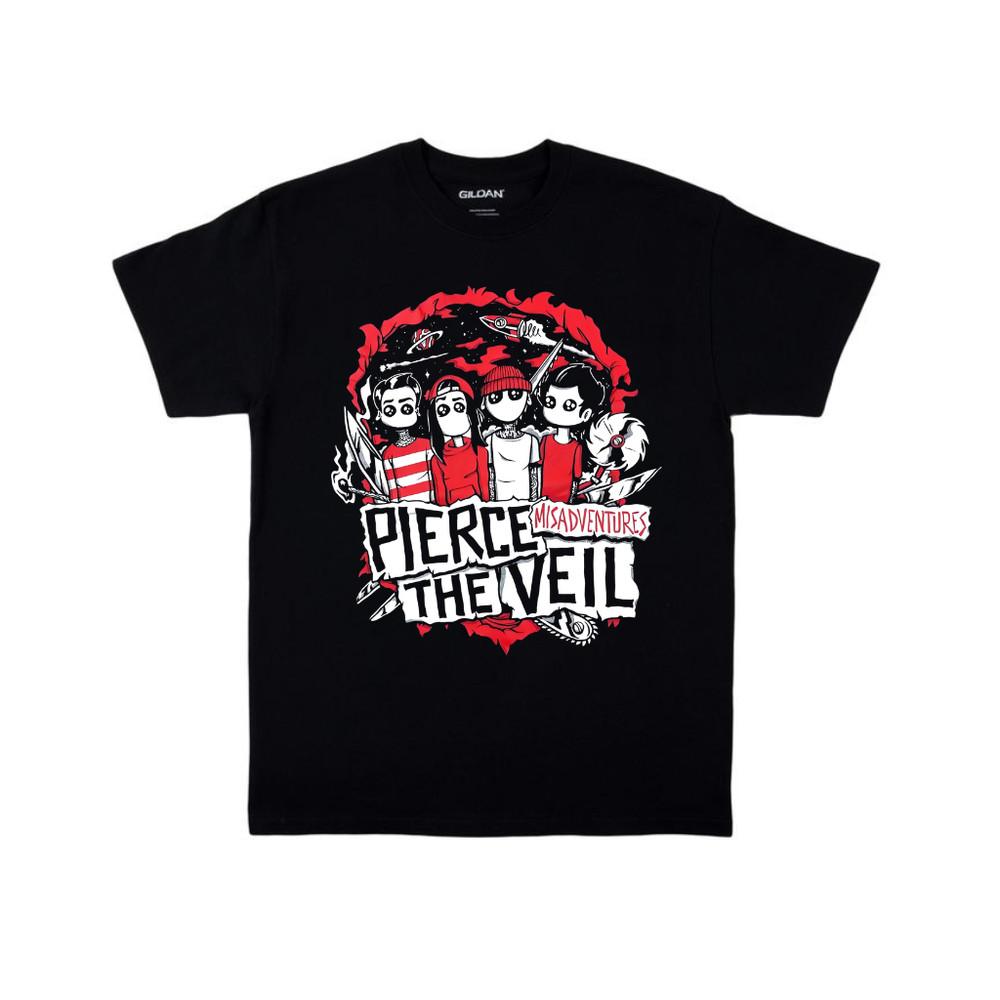 

Pierce the Veil Misadventures Concert T-Shirt – Unisex S–5XL Unisex T-Shirt XL