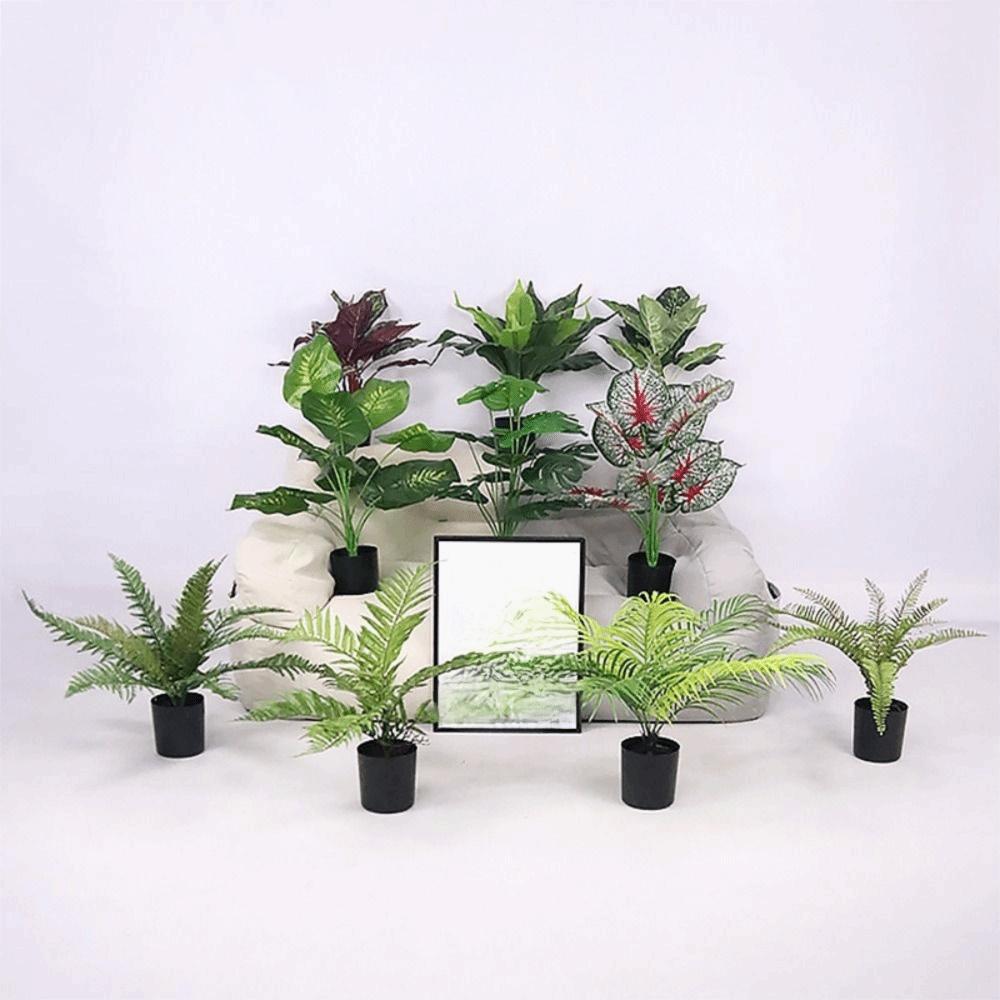 Large Artificial Tropical Palm Branches Artificial Plants Living Room Balcony Decoration