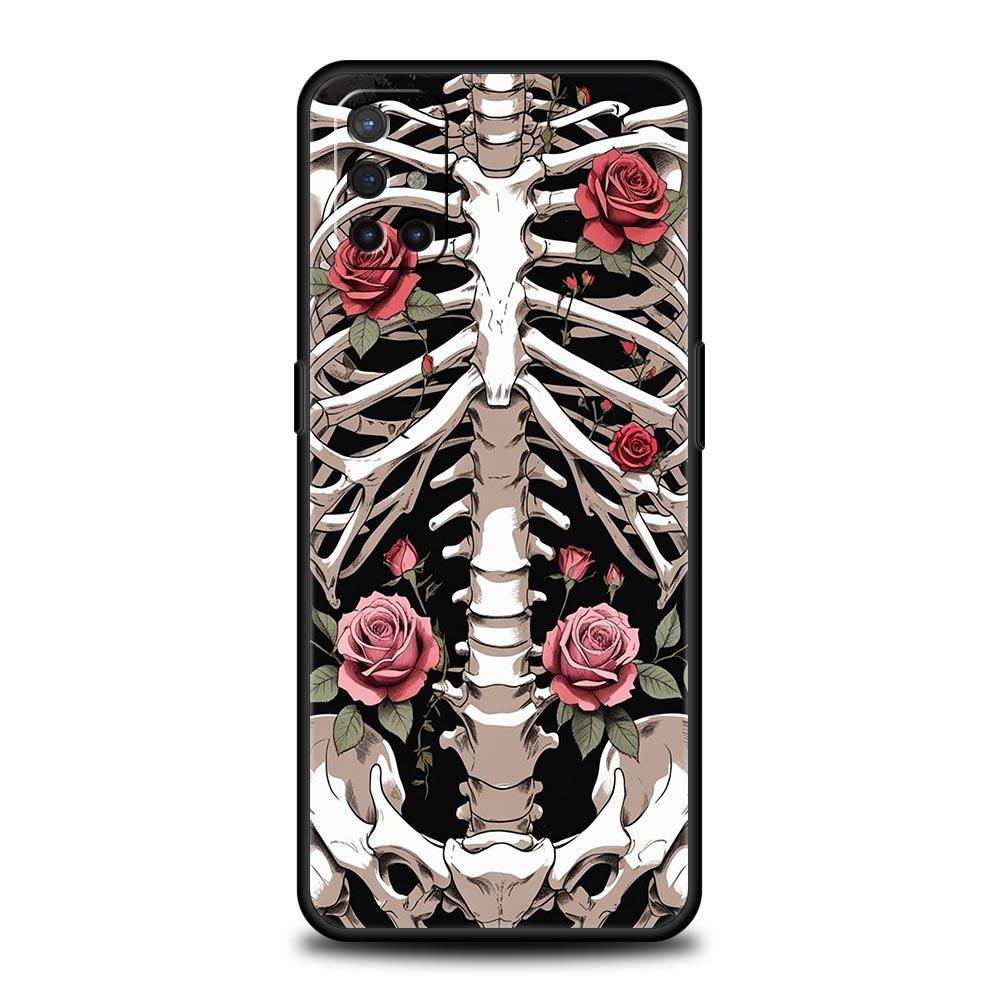 Phone Case For OnePlus 15 13 12 11 10 9 8 7T Pro 13T 13R 12R 10R 9RT 8T Nord 2T CE 2 3 5G Lite Soft Cover Hard Pink Purple Skull