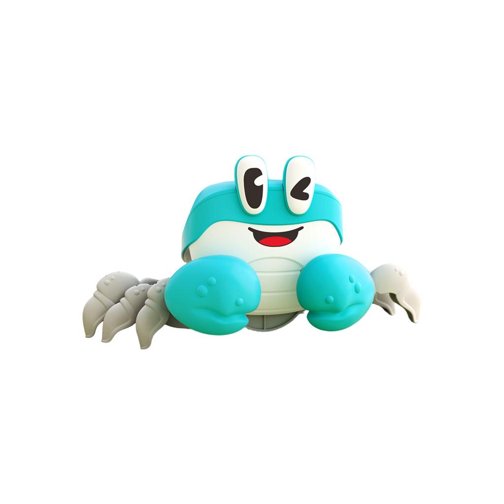 Електрична іграшка-краб для втечі, щоб малюки повзали, ходили та уникали перешкод. Іграшка зі звуком та світлом.