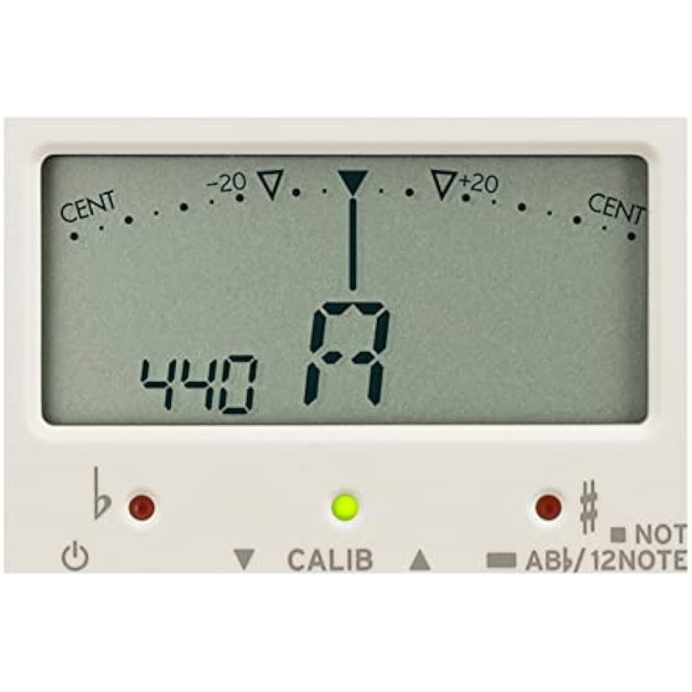KORG Chromatic Tuner CA-2 Brass Band, Orchestra Guitar, Vocal, Acapella, Perfect for Private Prac...
