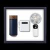 3-in-1 Handheld Fan, Power Bank & Smart Thermos Gift Set