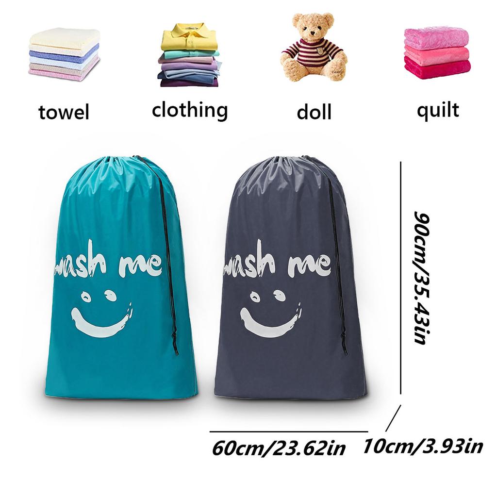 1Pc Extra Large Travel Laundry Bag, Dirty Clothes Organizer with Drawstring,Heavy Duty Travel Laundry Bags Travel Essentials