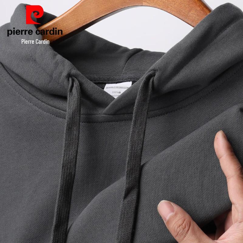 Pierre Cardin Men's 350g Cotton Hooded Sweatshirt