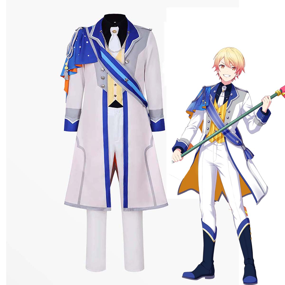 Men Anime Project Sekai 3rd Anniversary Kamishiro Rui Costume GAHC-015 S синий