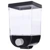 Square Dry Food Dispenser Wall Mounted Grain Storage Container Laundry Bead Cereal Dispenser for Kitchen