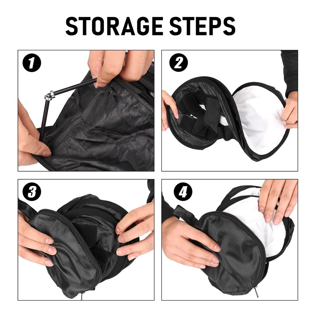 Multifunctional 410mm Mini Portable Foldable Flash Diffuser Easy-fold Design Softbox for Flash