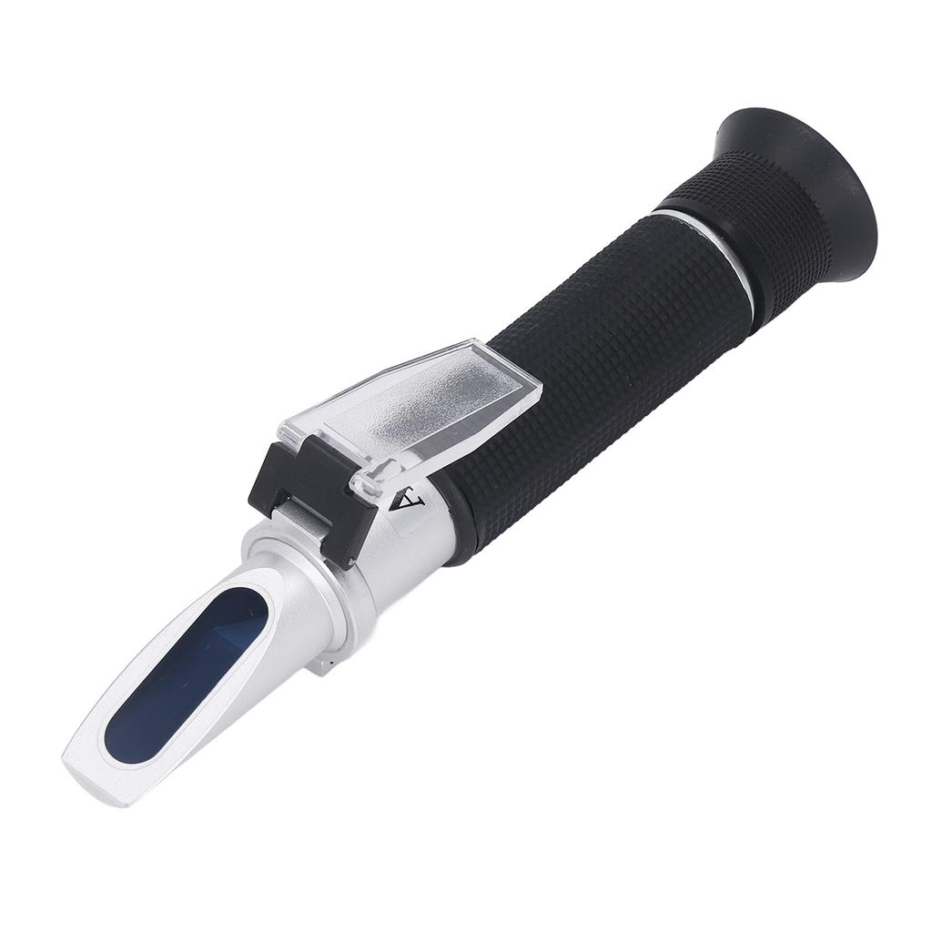 Salzgehaltsrefraktometer Doppelskala 0?100 PPT 1.000?1.070 Tragbares ATC Salinitätsmessgerät für Aquarium