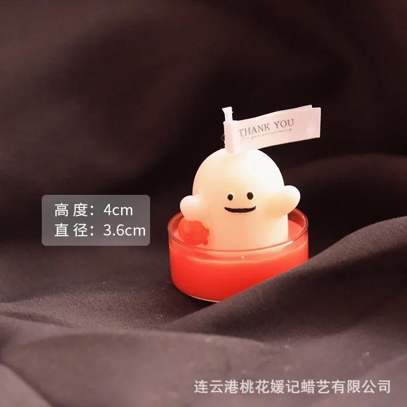 

Halloween Ghost Candle Pumpkin Spooky Lights Candle Goth Gifts for Halloween Party Favor Supplies Home