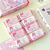 Hello Kitty Mini Wet Wipes - Portable Hand & Mouth Cleaning Bag