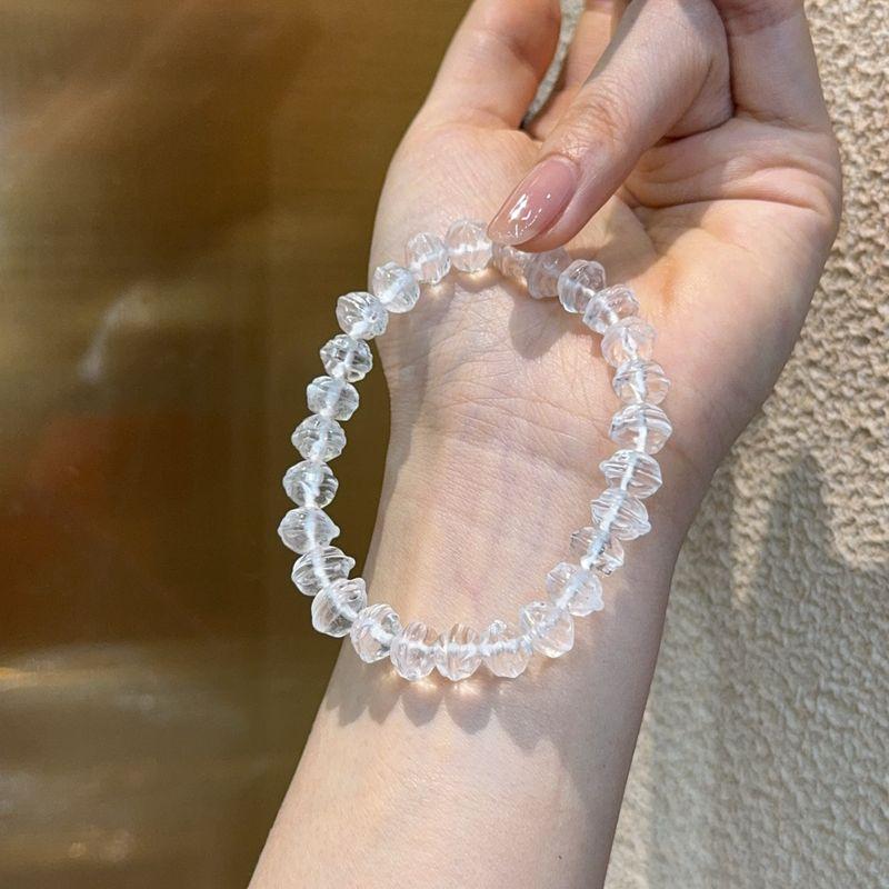 

Белые Кристальные Семена Маракуйи DIY Аксессуары Ручной работы Плетеный Вручную Веревочный Ожерелье Поделки Бусины Будды Подвеска Браслет Украшение Natural white crystal passion seed (single)