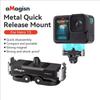 For GoPro Hero 13 Magnetic Mount - Metal Quick-Release Base with Dual Adapter Ports