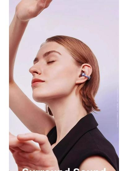 OWS Wireless Bluetooth Ear Clip-On Headphones: Long Battery Life, Low Latency, Ideal for Sports and Gaming