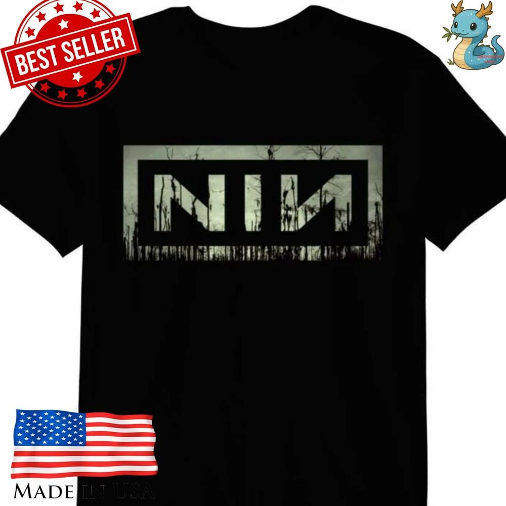 Nine Inch Nails NIN Repint Band Merch Inspired Shirt Retro Style Tee Unisex T-Shirt XL
