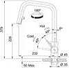 Смеситель Franke Studio Kubus Pull-Out Spray (1150529207)