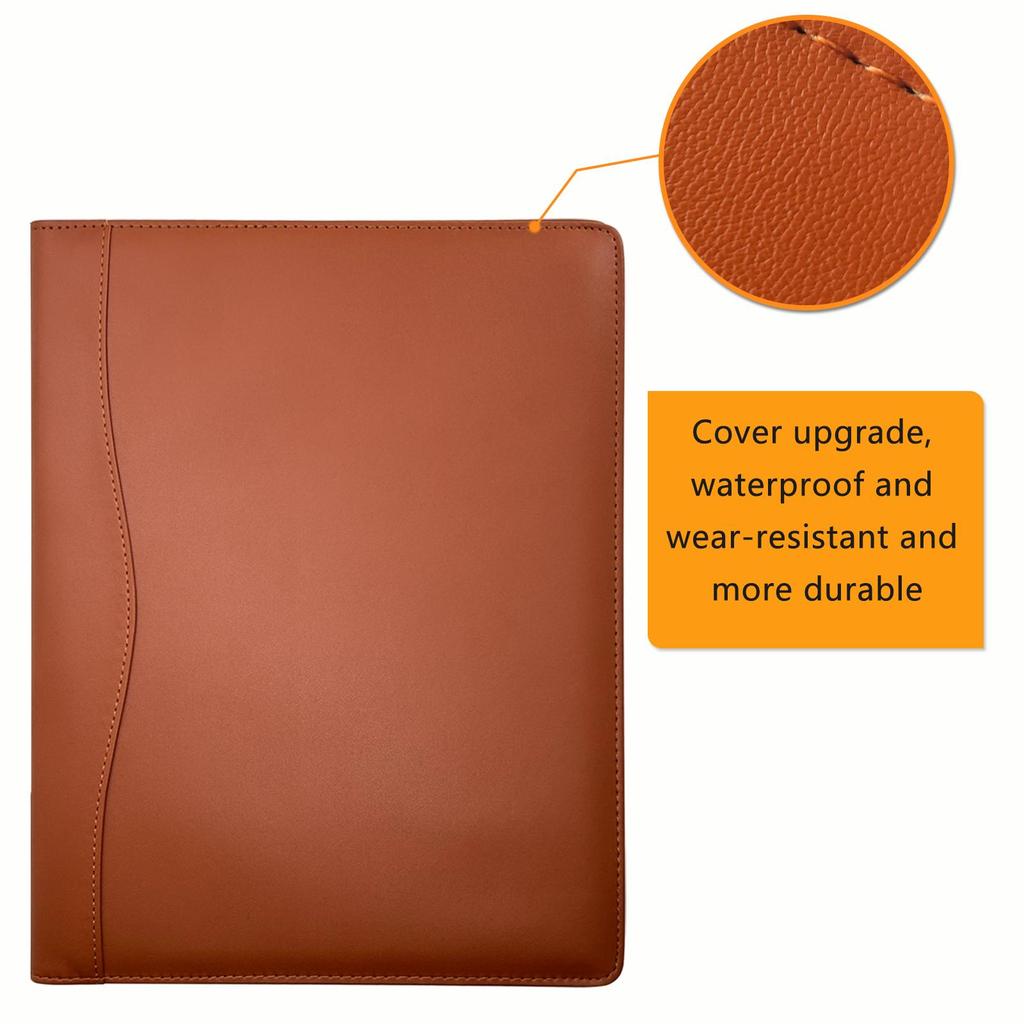 Business Padfolio Organizer Document Planner Portfolio Binder Storage Pocket
