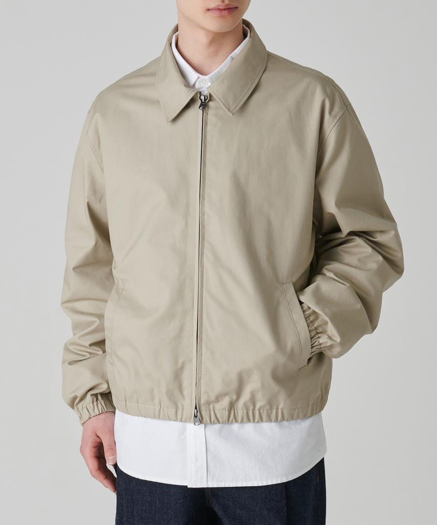 Musinsa Standard Cotton Minimal Blouson Jacket [Beige]