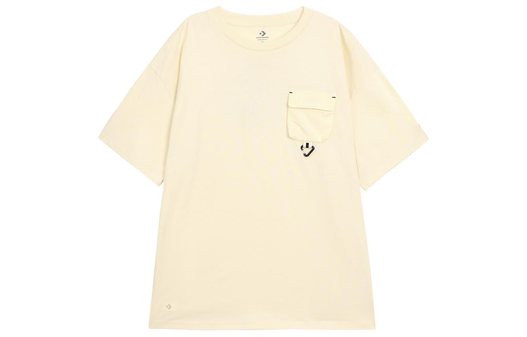 Converse GO OUTDOOR OVERSIZED POCKE T Shirt Men's White 10024357-A01