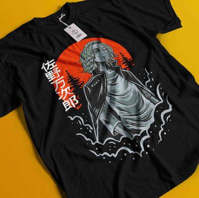Tokyo Revengers T-Shirt Manjiro Sano Shirt Takemichi Hanagaki Tshirt Ken Hakkai