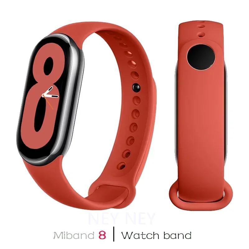 Silikonarmband für Xiaomi Mi Band 9 8 Armband NFC Sport Gummi Smart Armband Armband pulseira correa Xiaomi 8 9 Zubehör