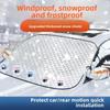 Car Windshield Snow Shield for Winter Car Cover Front Window Anti Ice Frost Outdoor Protection Snow Cover with Magnet