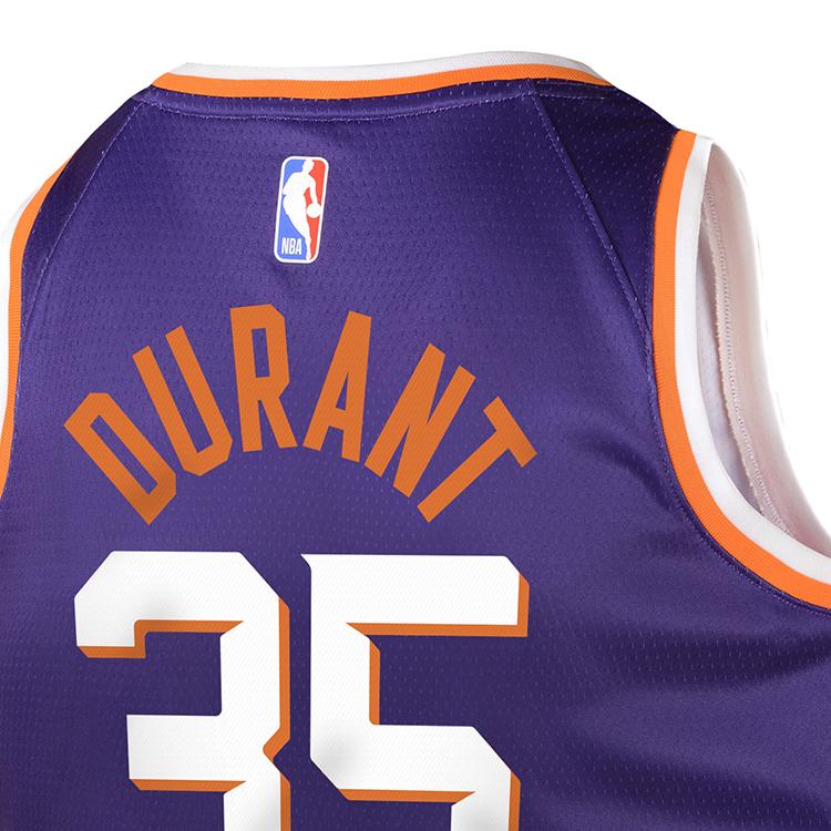 Nike X NBA Youth Phoenix Suns Durant Quick-Dry Breathable Basketball Jersey Kids jerseys Dark-Violet 3Z2B7BX2P00-SUNKD