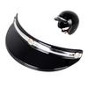 bike visor,retro helmet universal brim 3 button brim motorcycle hat visor 3 clip design