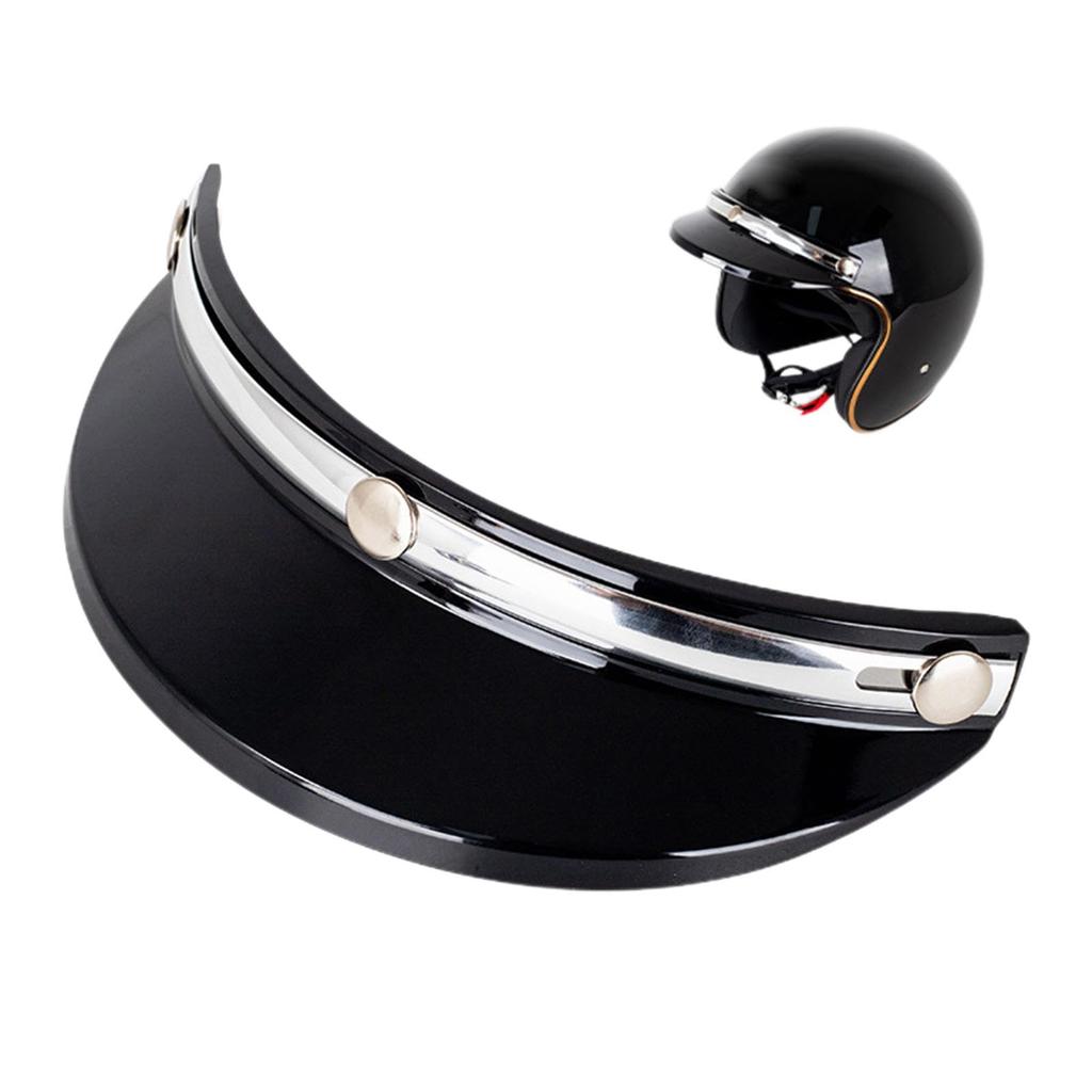 bike visor,retro helmet universal brim 3 button brim motorcycle hat visor 3 clip design